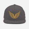 Winged Crest Snapback Hat