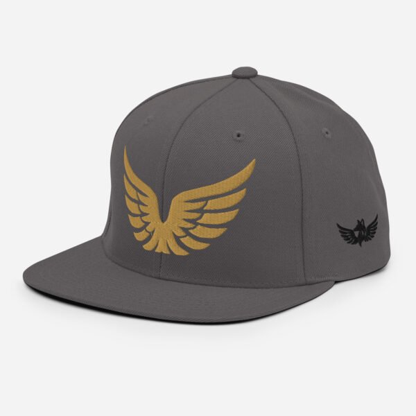 Winged Crest Snapback Hat