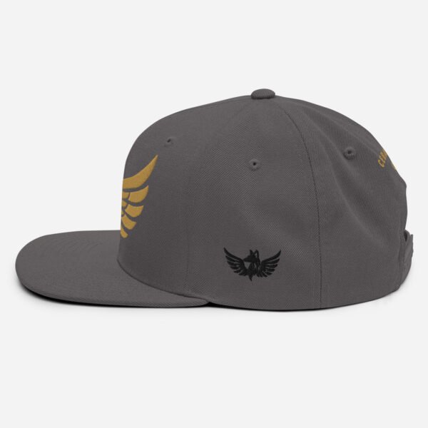Winged Crest Snapback Hat