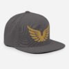 Winged Crest Snapback Hat