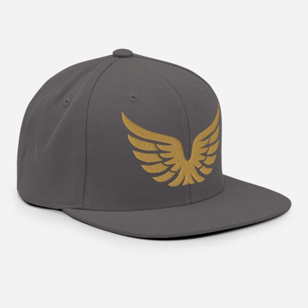 Winged Crest Snapback Hat