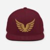 Winged Crest Snapback Hat