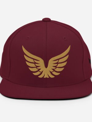 Winged Crest Snapback Hat