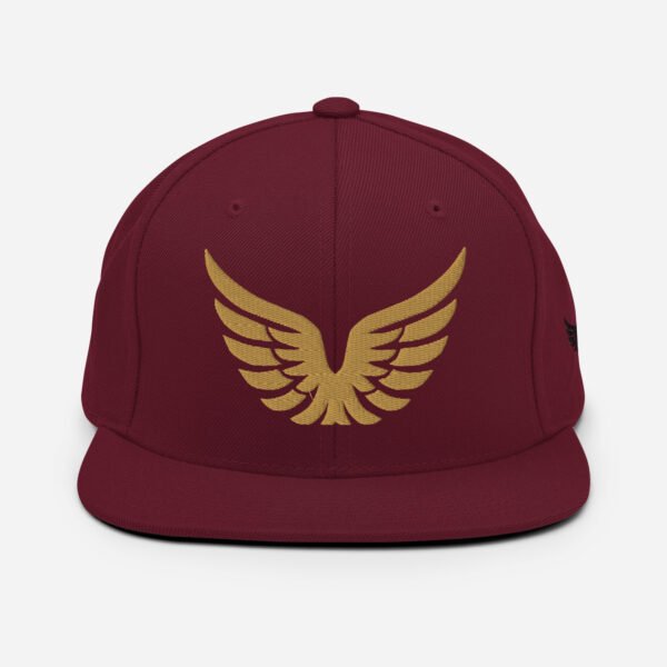 Winged Crest Snapback Hat