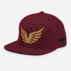 Winged Crest Snapback Hat