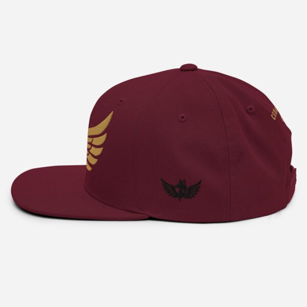 Winged Crest Snapback Hat