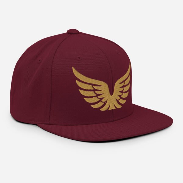 Winged Crest Snapback Hat