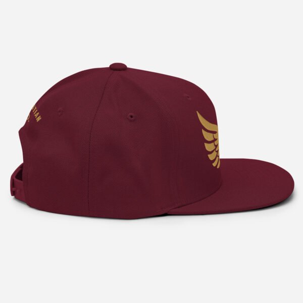 Winged Crest Snapback Hat