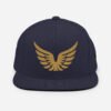 Winged Crest Snapback Hat