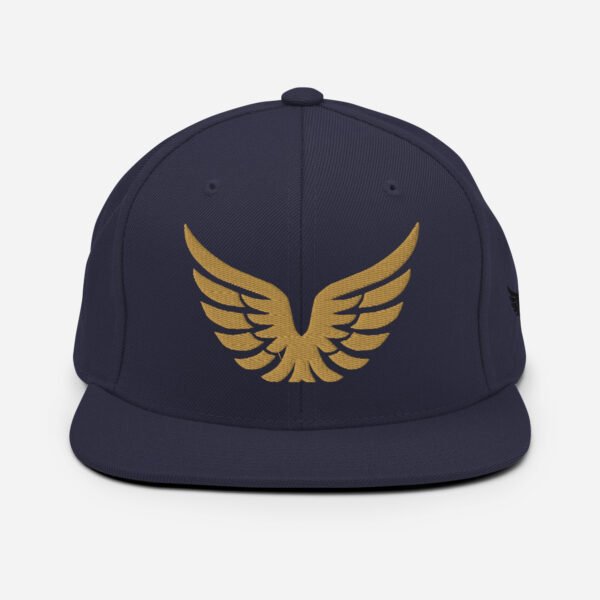 Winged Crest Snapback Hat