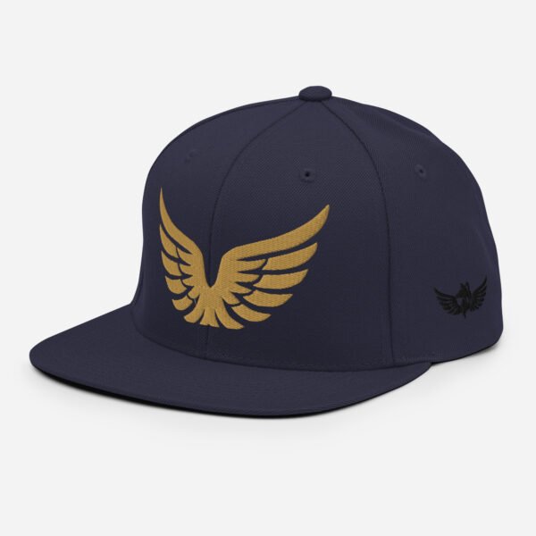 Winged Crest Snapback Hat