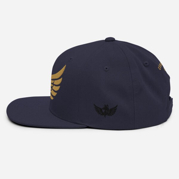 Winged Crest Snapback Hat