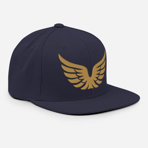 Winged Crest Snapback Hat