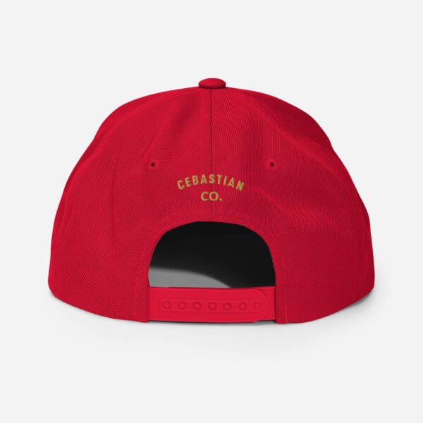 Winged Crest Snapback Hat