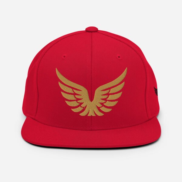 Winged Crest Snapback Hat