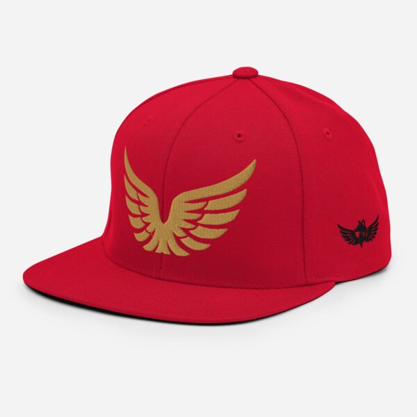 Winged Crest Snapback Hat