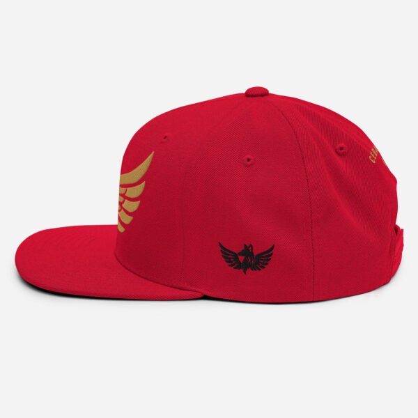 Winged Crest Snapback Hat