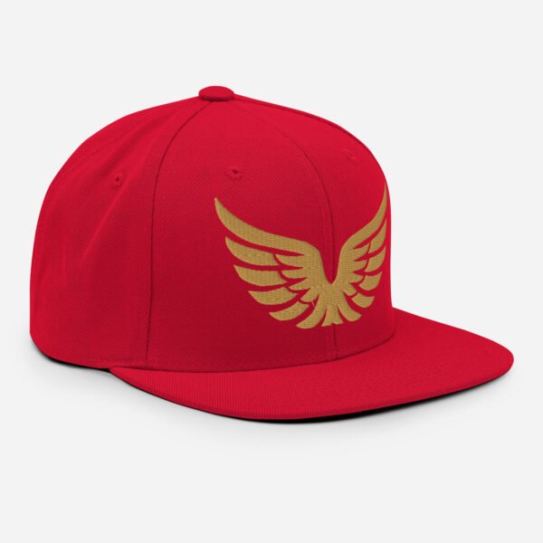 Winged Crest Snapback Hat