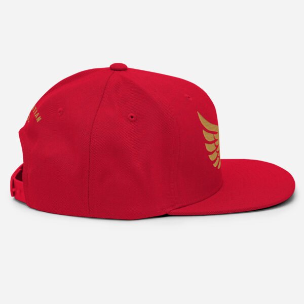 Winged Crest Snapback Hat