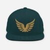 Winged Crest Snapback Hat