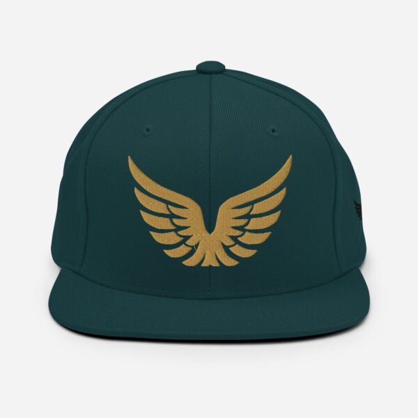 Winged Crest Snapback Hat