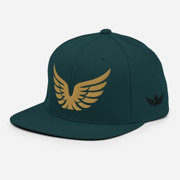 Winged Crest Snapback Hat