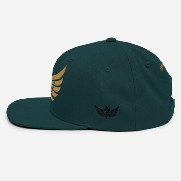 Winged Crest Snapback Hat