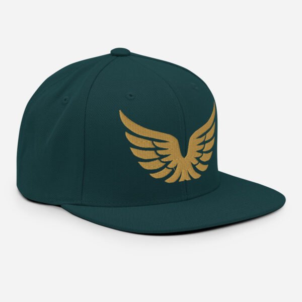 Winged Crest Snapback Hat