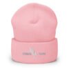 Winged Crest Cuffed Beanie