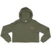 Cropped Winged Hoodie