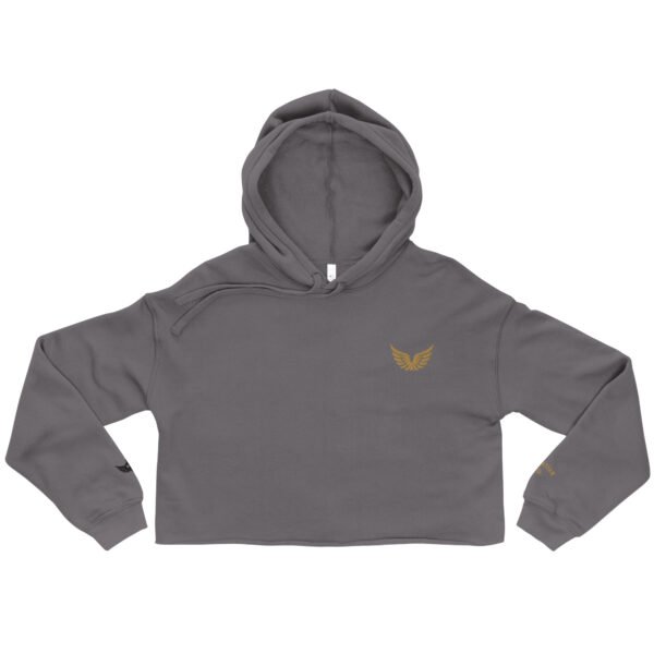 Cropped Winged Hoodie